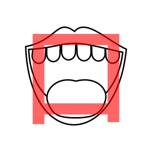 il kanji 'bocca'